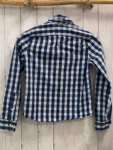 Abercrombie  Hemd  Gr. 146/152  blau hellgrau türkis weiß kariert 