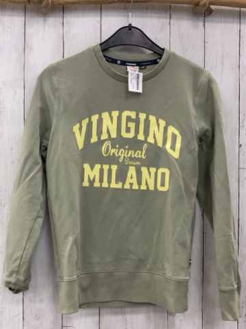Vingino  Pullover  Gr. 164  kiwi gelbe Schrift 