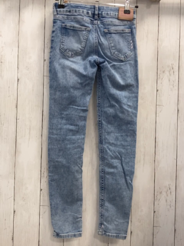 Scotch & Soda  Hose  Gr. 146  blau Jeans Bund verstellbar