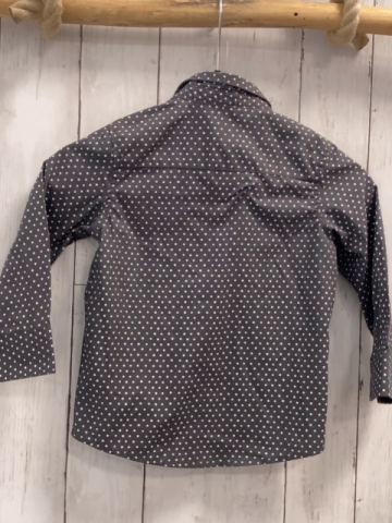 H&M  Hemd  Gr. 92  grau weiße Sterne 