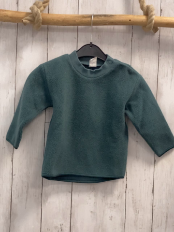 H&M  Pullover  Gr. 80  petrol Fleece 