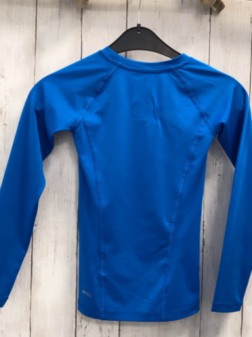 Puma  Sportshirt lang Gr. 140  blau weißer Puma 