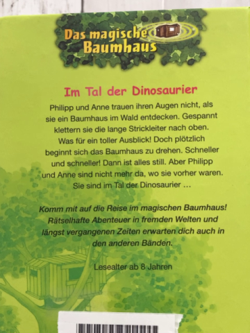 Magisches Baumhaus  Buch Im Tal der Dinosaurier 