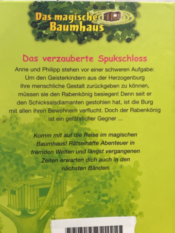 Magisches Baumhaus  Buch Das verzauberte Spukschloss 