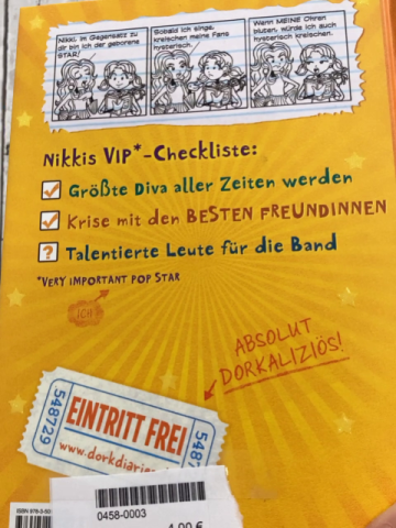 Dork Diaries  Buch Nikkis phänomenaler Auftritt 
