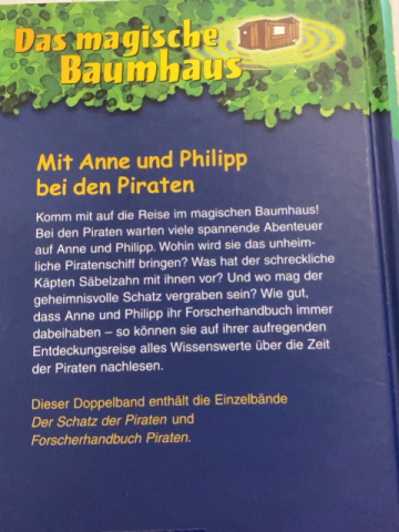 Magisches Baumhaus  Buch Mit Anne und Philipp bei den Piraten 