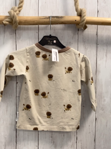   Langarmshirt  Gr. 80  beige Löwen 
