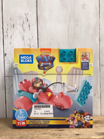 neu Mega Bloks  Plastikspielzeug  Paw Patrol Liberty´s city Scooter 