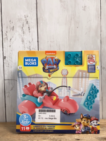 neu Mega Bloks  Plastikspielzeug  Paw Patrol Liberty´s city Scooter 