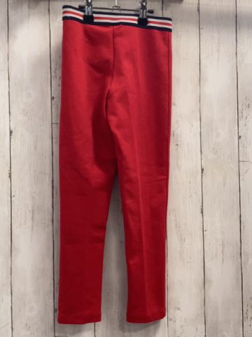   Leggings  Gr. 116  rot + blau rot weißer Streifenbund 