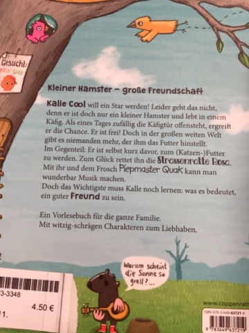  Buch Kalle Cool und die Sache mit der Freundschaft