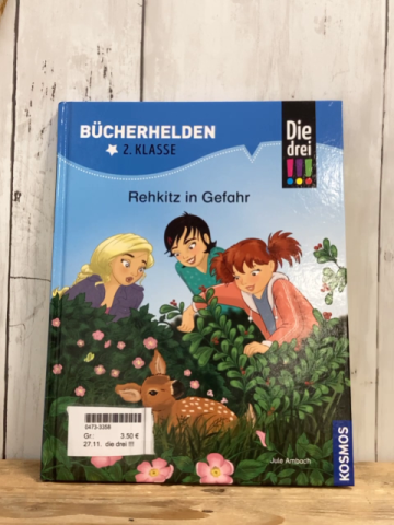 die drei !!! Buch Rehkitz in gefahr
