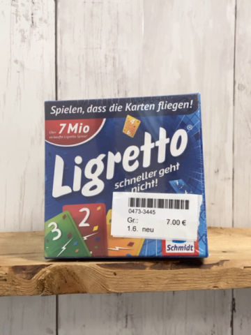 neu  Kartenspiel  Ligretto blau 