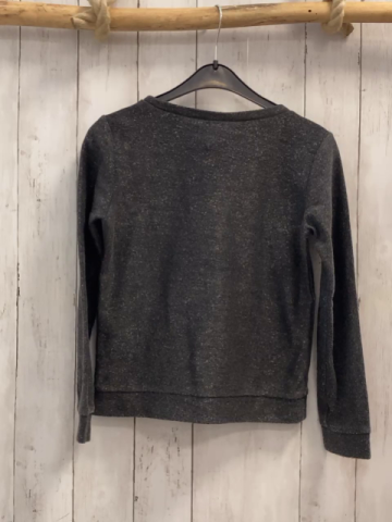 Tom Tailor  Pullover  Gr. 134  grau bronze Pailettenstern 