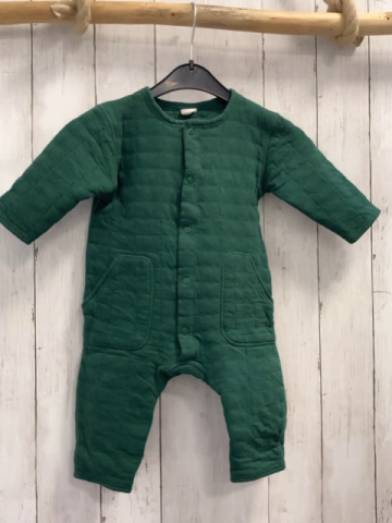 H&M  Overall Gr. 80  grün Struktur 