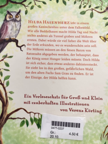   Buch Hilda Hasenherz Das Abenteuer im Fuchswald 
