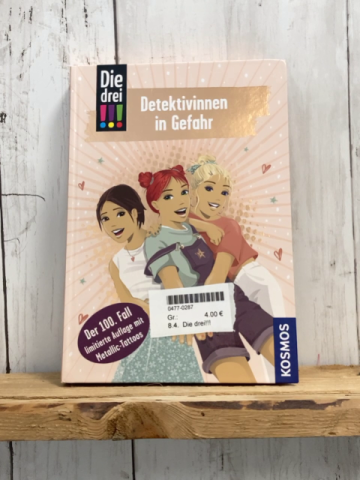 Die drei!!!  Buch Detektivinnen in Gefahr 