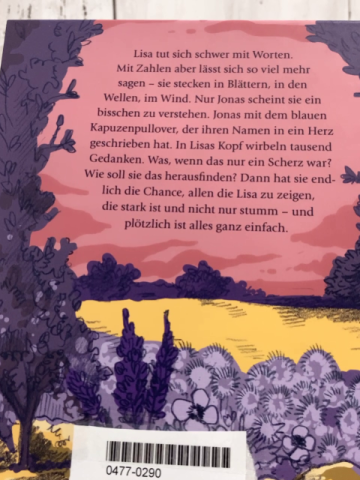  Buch Lisa mit einem Herz drum rum 