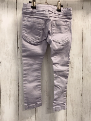 Dopodopo  Hose  Gr. 98  lavendel Aufnäher mit Schmetterlingen + Stickere Bund verstellbar 