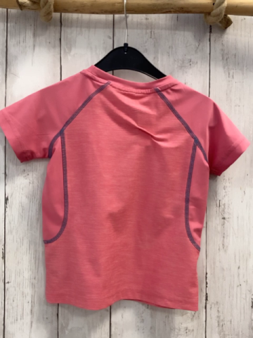   Sportshirt  Gr. 98  lachs Berge Schrift 