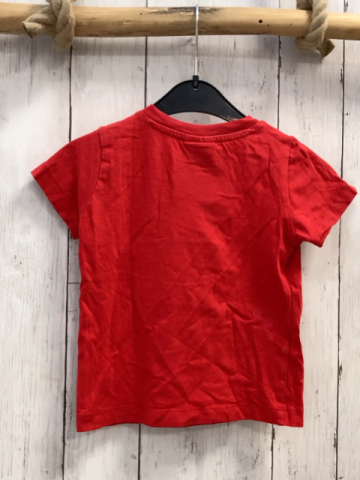 Champion  T-Shirt  Gr. 86  rot schwarze Schrift 
