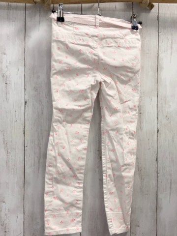 H&M  Hose  Gr. 122  weiß pink Anker mit Gürtel 