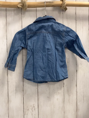 Staccato  Hemd  Gr. 80  blau Jeans gelbe Nähte 