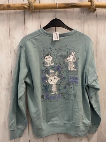 Uniqlo  Pullover  Gr. 158  mint Schrift 