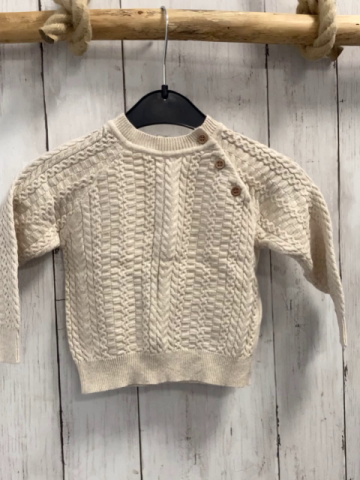 Alana  Pullover  Gr. 74  beige Struktur Zöpfe 