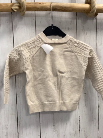 Alana  Pullover  Gr. 74  beige Struktur Zöpfe 