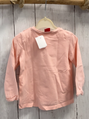 S´Oliver  Langarmshirt  Gr. 80  lachs Zebra 