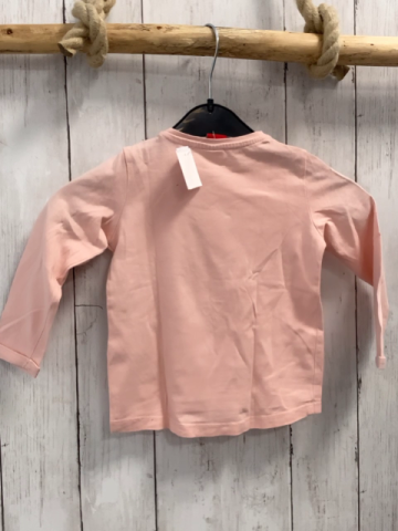 S´Oliver  Langarmshirt  Gr. 86  lachs Zebra 