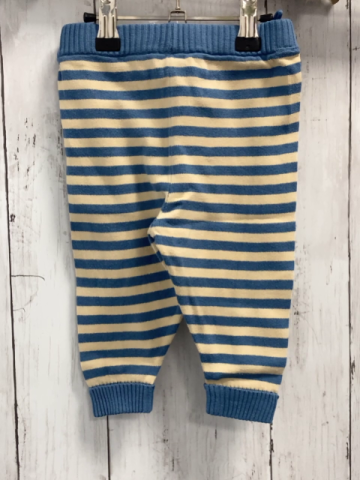 Alana  Leggings  Gr. 68  hellblau beige Streifen Strick