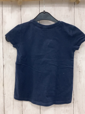 S´Oliver  T-Shirt  Gr. 92  blau bunte Pferde mit Pailetten + Glitzer 