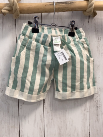Alana  Shorts  Gr. 92  mint weiße Streifen