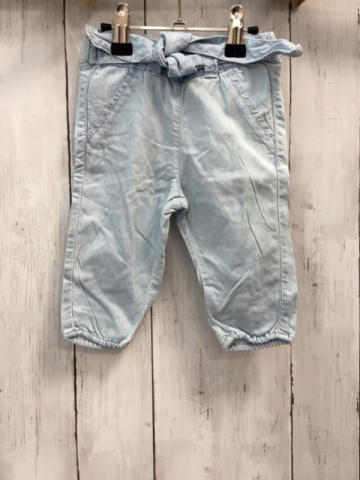 Tom Tailor  Hose  Gr. 68  hellblau Jeans mit Gürtelband 