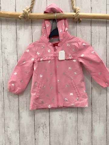 S´Oliver  Jacke  Gr. 92  rosa silber Schmetterlinge 