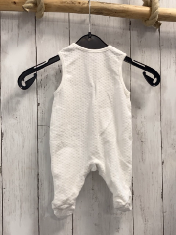  Strampler  Gr. 56  weiß Nicky Hasengesicht 