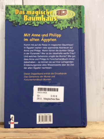 Magisches Baumhaus  Buch Mit Anne und Philipp im alten Ägypten 