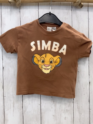 H&M  T-Shirt  Gr. 86  braun Simba 
