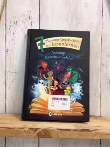   Buch 7 Minuten-Geschichten zum Lesenlernen Achtung, Gänsehaut-Gefahr
