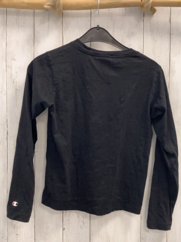 Champion  Langarmshirt  Gr. 152  schwarz weiß pink Schrift 