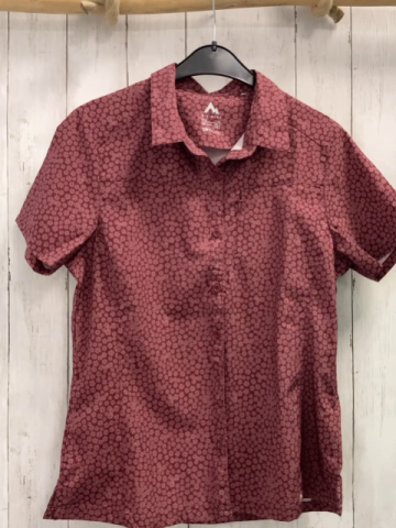 McKinley  Sommerbluse  Gr. 38  rostbraun lachs Blumen 