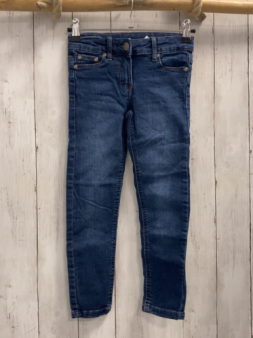   Hose  Gr. 122  blau Jeans Bund verstellbar 