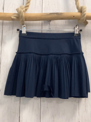Lilli Gaufrette  Rock Gr. 116  blau Falten 