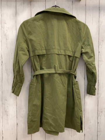 Zara  Mantel  Gr. 128  oliv mit Gürtel 