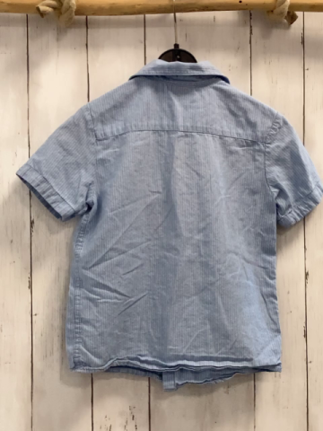H&M  Sommerhemd  Gr. 110  hellblau weiße Streifen 