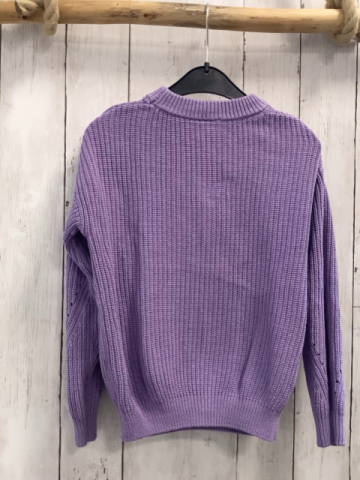 Garcia  Pullover  Gr. 128  lavendel Strick Rippen 