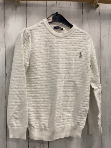 Ralph Lauren Pullover Gr. 122  weiß 