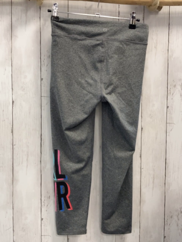 Gap Sportleggings Gr. 158/164  grau meliert bunte Schrift